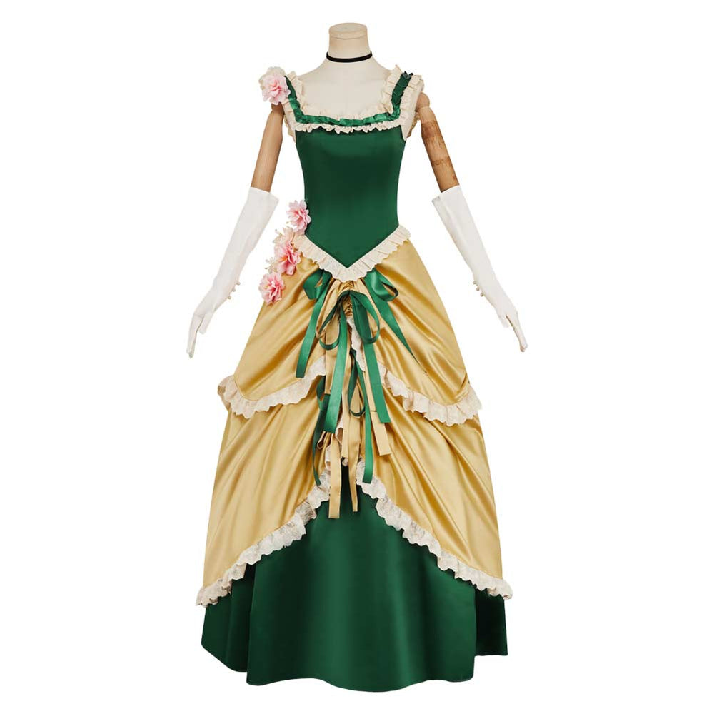 slim fit dress slacks The Ugly Stepsister 2025 Elvira Women Green Dress Carnival Halloween  Cosplay Costume