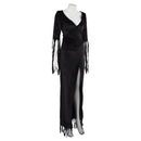 The Vampira Show TV Vampira Women Black Dress Party Carnival Halloween Cosplay Costume