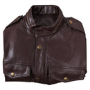 The Walking Dead Carol Peletier Women Brown Leather Coat Carnival Halloween Cosplay Costume