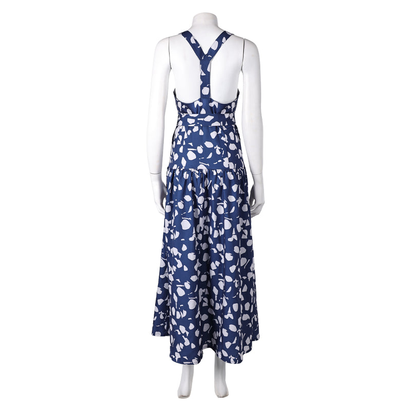 The White Lotus Season 3 (2025) Kate Bohr Women Blue Dress Cosplay Costume