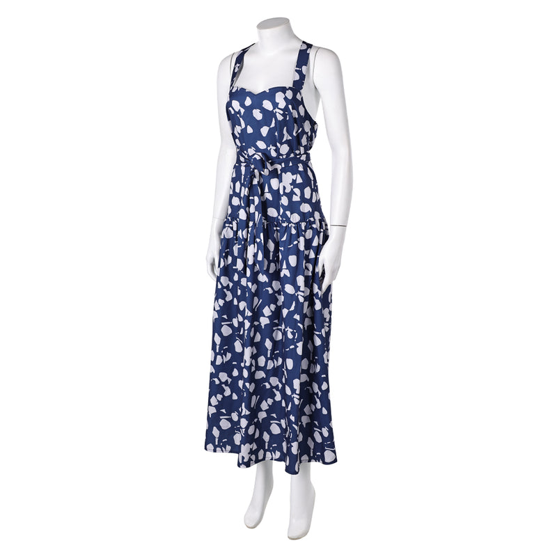 The White Lotus Season 3 (2025) Kate Bohr Women Blue Dress Cosplay Costume