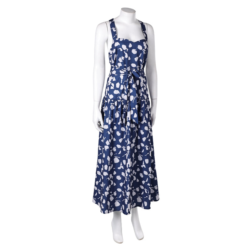 The White Lotus Season 3 (2025) Kate Bohr Women Blue Dress Cosplay Costume