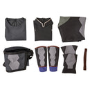 The Witcher Geralt of Rivia Black Outfit Carnival Halloween Cosplay Costume