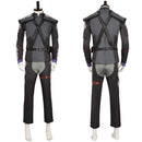 The Witcher Geralt of Rivia Black Outfit Carnival Halloween Cosplay Costume