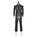 The Witcher Geralt of Rivia Black Outfit Carnival Halloween Cosplay Costume