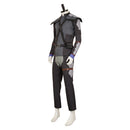The Witcher Geralt of Rivia Black Outfit Carnival Halloween Cosplay Costume