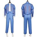 The Witcher Jaskier Blue Outfit Carnival Halloween Cosplay Costume