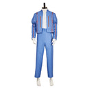 The Witcher Jaskier Blue Outfit Carnival Halloween Cosplay Costume