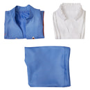 The Witcher Jaskier Blue Outfit Carnival Halloween Cosplay Costume