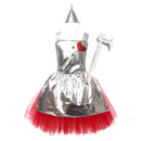 The Wizard of Oz Tin Man Kids Children Silver Tutu Dress Carnival Halloween Cosplay Costume