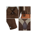 Titanic Jack Dawson Brown Outfit Carnival Halloween Cosplay Costume