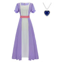 Titanic Rose DeWitt Bukater Women Purple Dress Carnival Halloween Cosplay Costume