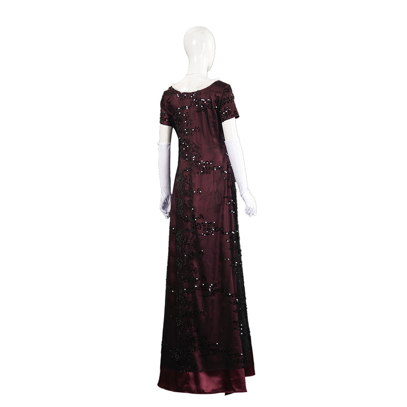 titanic rose red dress Titanic Rose DeWitt Bukater Women Red Dress Carnival Halloween Cosplay Costume