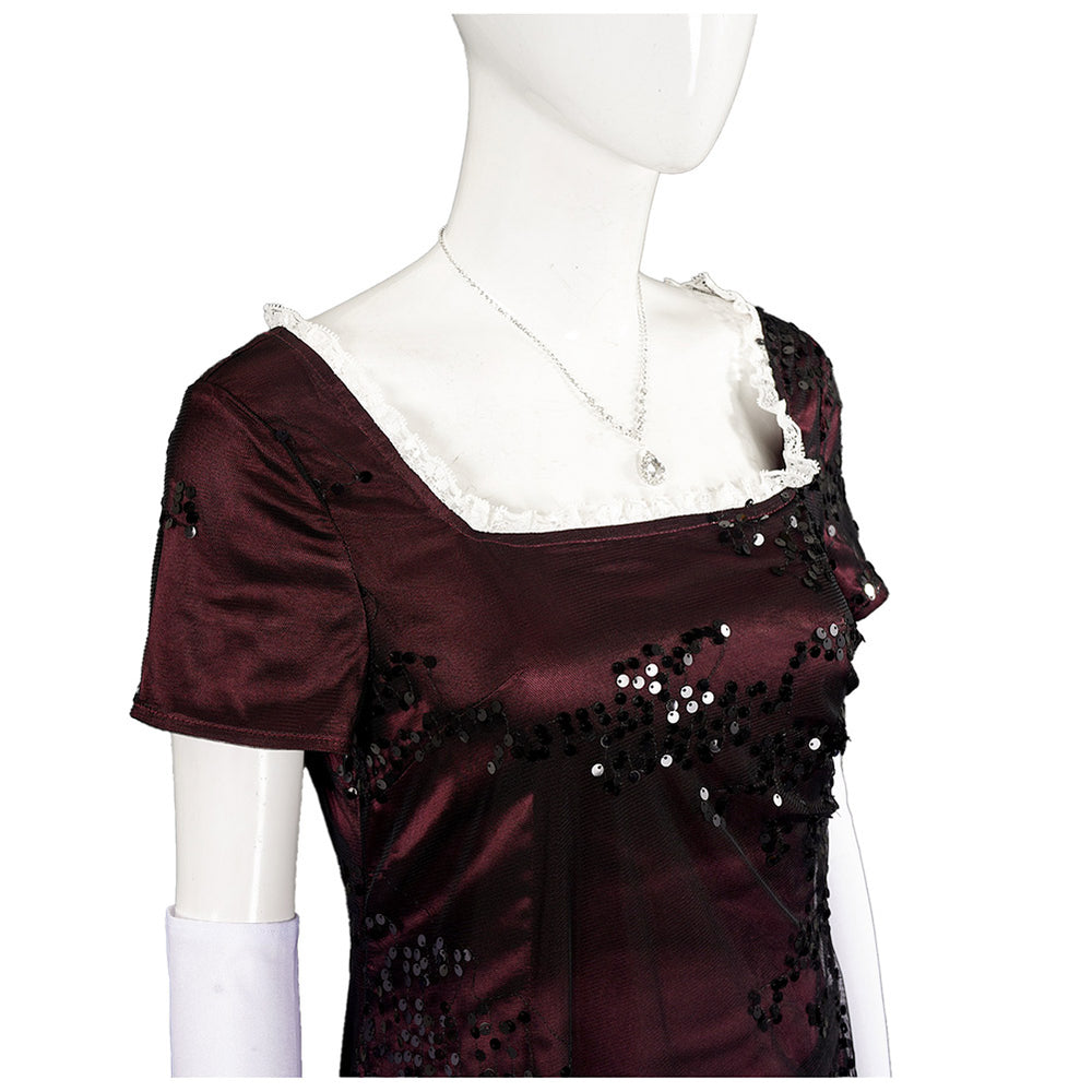titanic rose dinner dress DeWitt Bukater Women Red Carnival Halloween Cosplay Costume white party LY073 - Sweetheart Sleeveless The primary photo for Color:Lime_Green