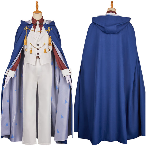 Toilet-bound Hanako-kun 2025 Aoi Akane White Outfit With Cloak Carnival Halloween Cosplay Costume