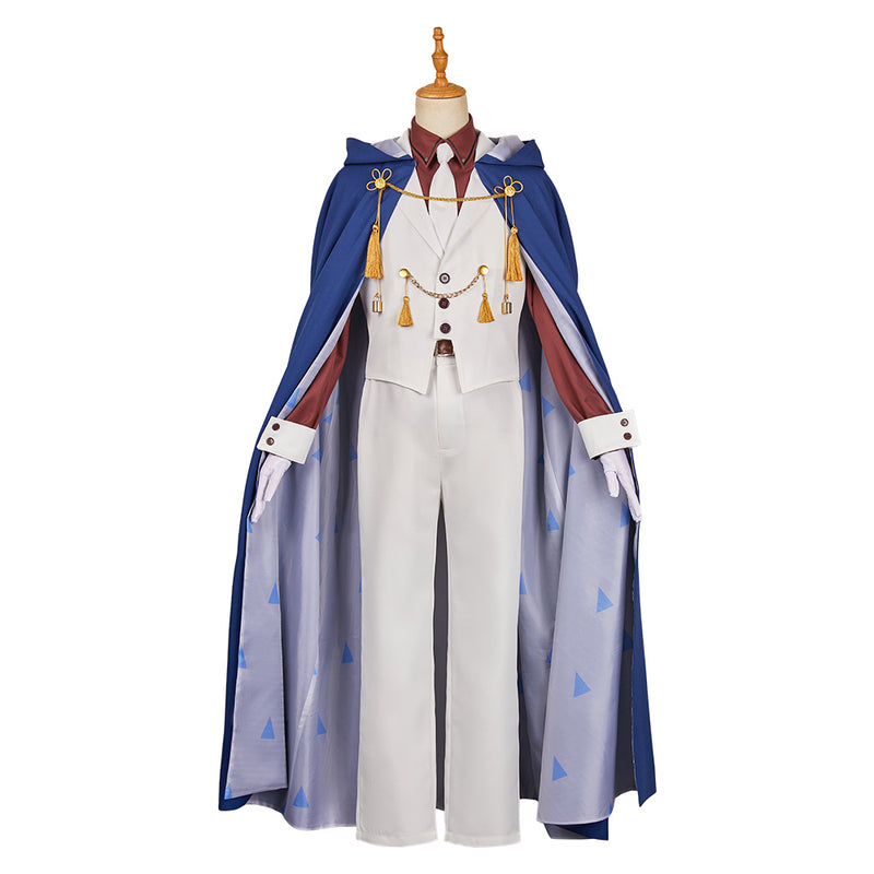 Toilet-bound Hanako-kun 2025 Aoi Akane White Outfit With Cloak Carnival Halloween Cosplay Costume