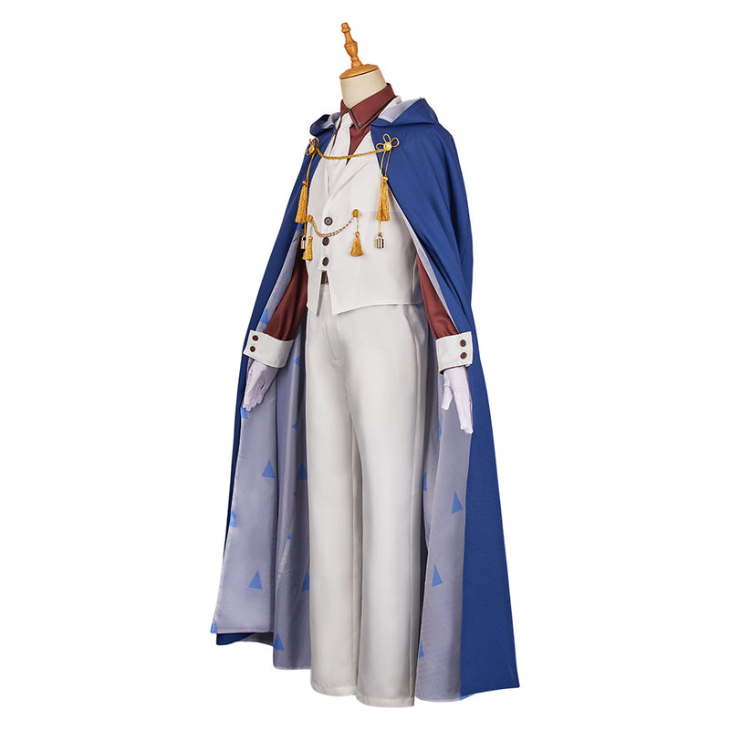 Toilet-bound Hanako-kun 2025 Aoi Akane White Outfit With Cloak Carnival Halloween Cosplay Costume