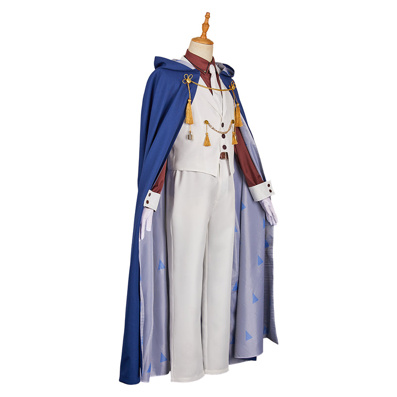 Toilet-bound Hanako-kun 2025 Aoi Akane White Outfit With Cloak Carnival Halloween Cosplay Costume