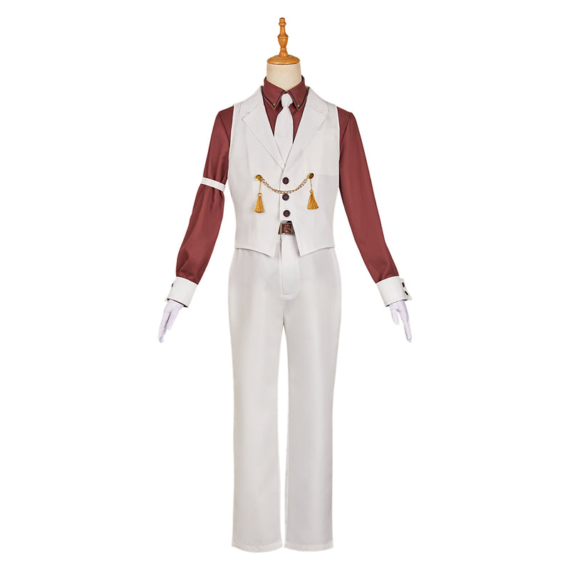 Toilet-bound Hanako-kun 2025 Aoi Akane White Outfit With Cloak Carnival Halloween Cosplay Costume