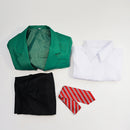 Tomo-chan Is a Girl! Junichiro Kubota Green Outfit Carnival Halloween Cosplay Costume