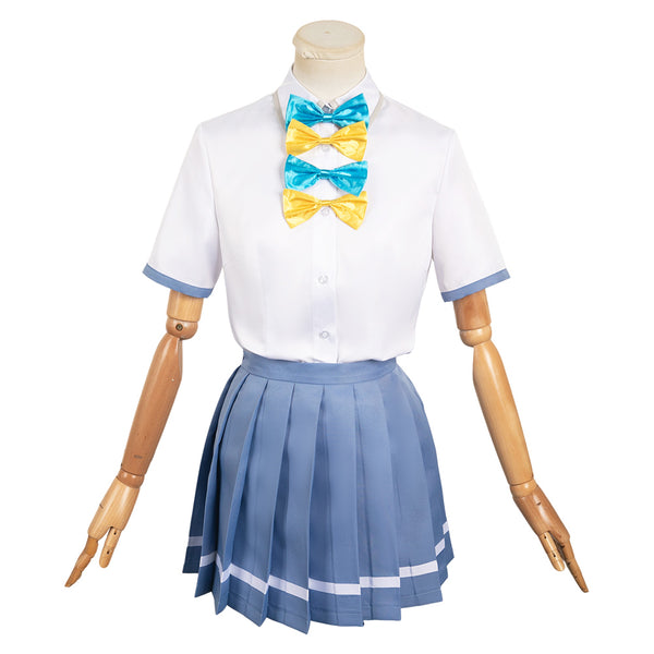 Too Many Losing Heroines! Anime Yanami Anna Women Blue Uniform Party Carnival Halloween Cosplay Costume