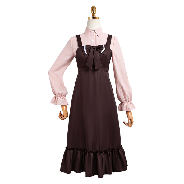 Toradora Aisaka Taiga Women Brown Dress Set Halloween Carnival Party Cosplay Costume