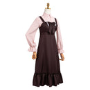 Toradora Aisaka Taiga Women Brown Dress Set Halloween Carnival Party Cosplay Costume