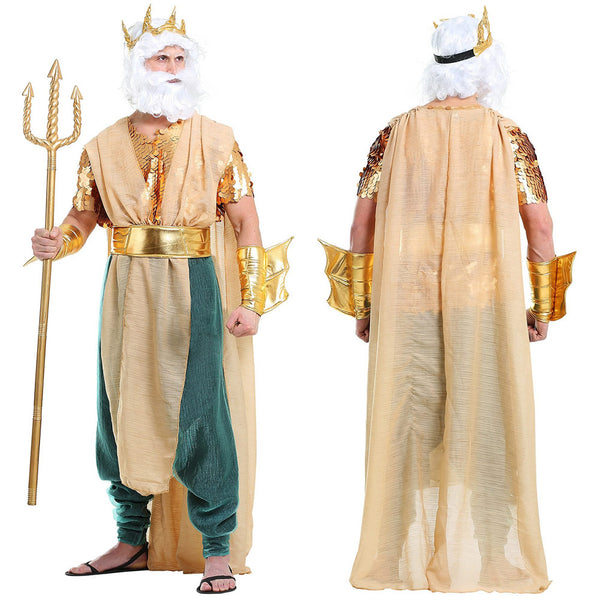 Triton/Trenton King Sea God Outfits Party Carnival Halloween Cosplay Costume