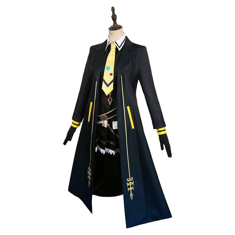 Uma Musume Anime Manhattan Cafe Women Balck Outfit Party Carnival Halloween Cosplay Costume
