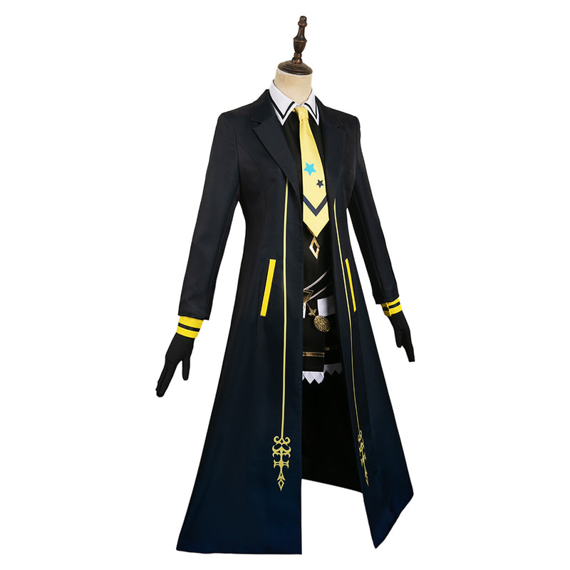 Uma Musume Anime Manhattan Cafe Women Balck Outfit Party Carnival Halloween Cosplay Costume
