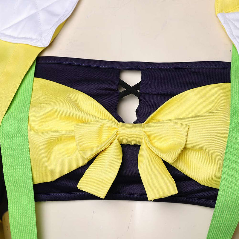 Uma Musume Pretty Derby Anime Jungle Pocket Women Yellow Outfit Party Carnival Halloween Cosplay Costume