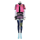 Valorant Game Clove Women Pink Top Pants Set Party Carnival Halloween Cosplay Costume