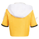 Valorant Game Clove Women Yellow Coat Party Carnival Halloween Cosplay Costume