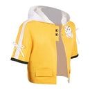 Valorant Game Clove Women Yellow Coat Party Carnival Halloween Cosplay Costume
