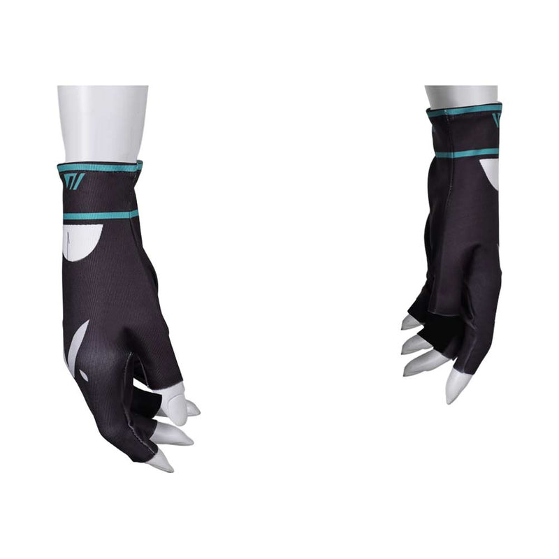 Valorant Game Jett Cosplay Gloves Halloween Carnival Costume Accessories