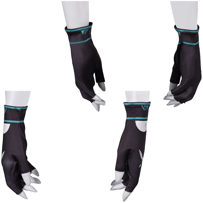 Valorant Game Jett Cosplay Gloves Halloween Carnival Costume Accessories