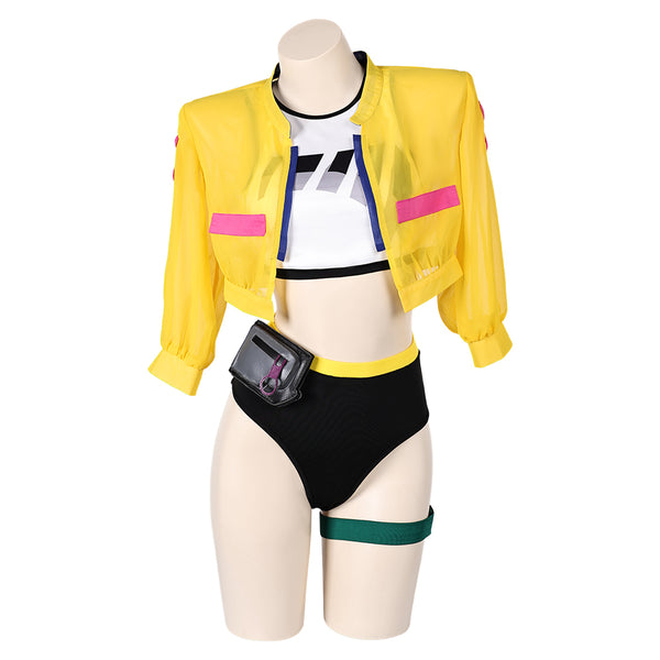 Valorant Game Killjoy Women Yellow Swimsuit Party Carnival Halloween Cosplay Costume Original Design