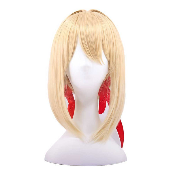 Violet Evergarden Anime Violet Cosplay Wig Heat Resistant Synthetic Hair Carnival Halloween Party Props