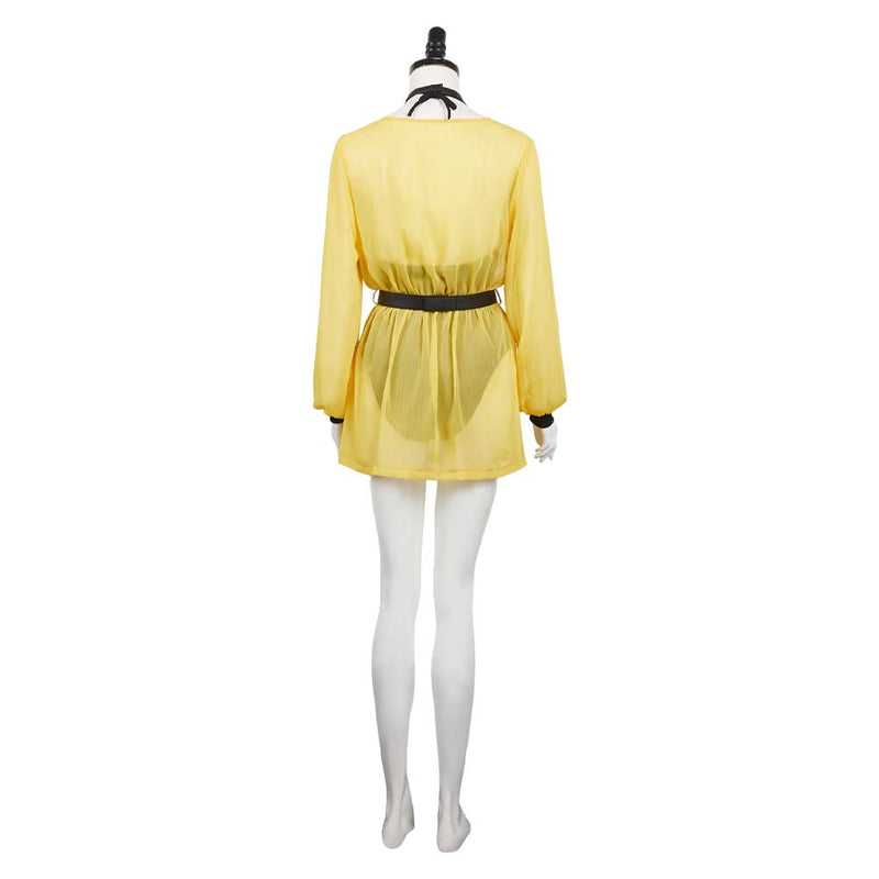 Watchmen Chapter I (2024) Silk Spectre Women Yellow Outfit Party Carnival Halloween Cosplay Costume