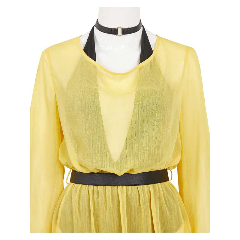 Watchmen Chapter I (2024) Silk Spectre Women Yellow Outfit Party Carnival Halloween Cosplay Costume