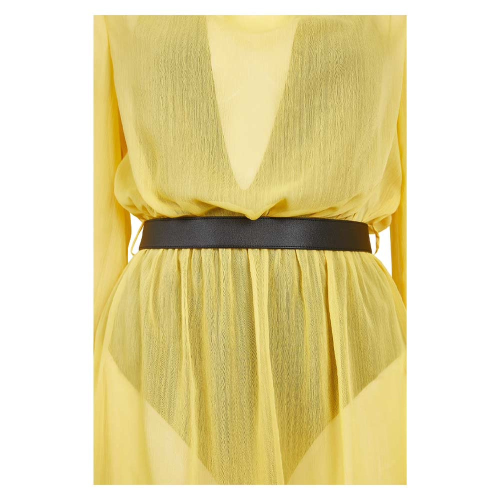 silk spectre fancy dress Watchmen Chapter I (2024) Silk Spectre Women Yellow Outfit Party Carnival  Halloween Cosplay Costume