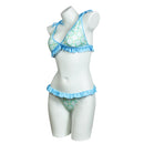 Wendy Marvell Women Green Bikini Set Swimsuit Halloween Carnival Suit Cosplay Costume