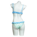Wendy Marvell Women Green Bikini Set Swimsuit Halloween Carnival Suit Cosplay Costume