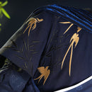 Where Winds Meet Jiang Yan Blue Fullset Outfit Men Halloween Carnival Party Cosplay Costume