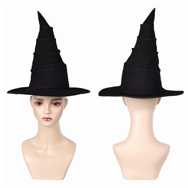 Wicked 2024 Movie Elphaba Cosplay Witch Hat Halloween Carnival Costume Accessories