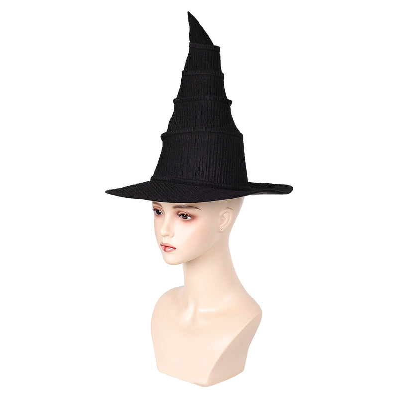 Wicked 2024 Movie Elphaba Cosplay Witch Hat Halloween Carnival Costume Accessories