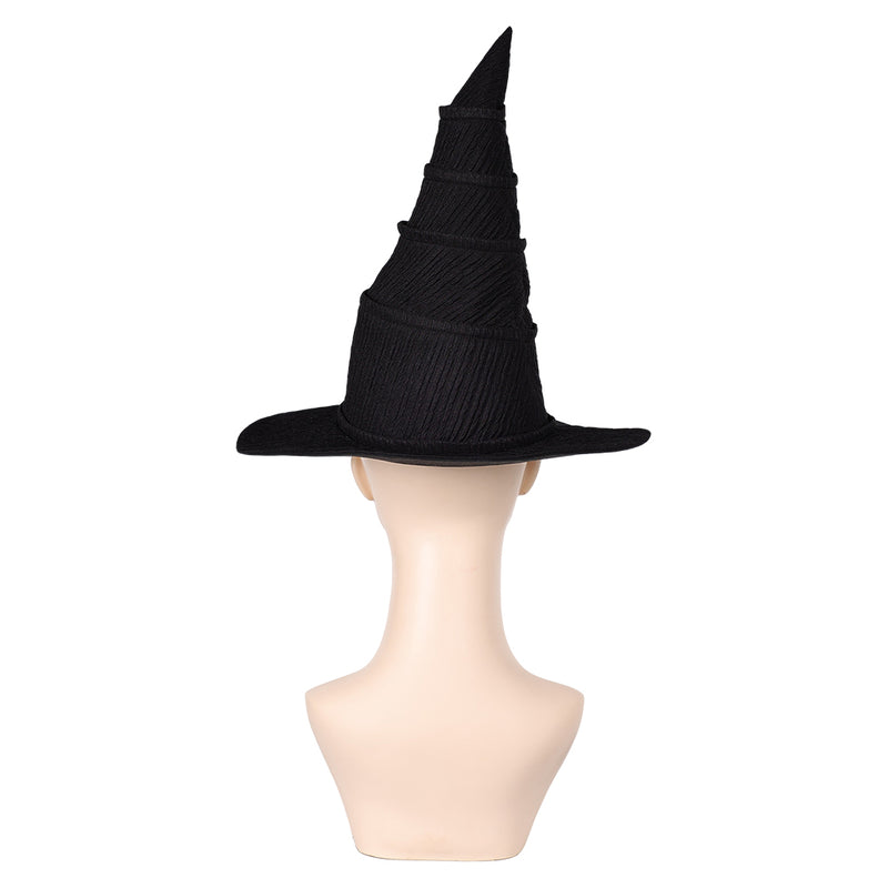 Wicked 2024 Movie Elphaba Cosplay Witch Hat Halloween Carnival Costume Accessories