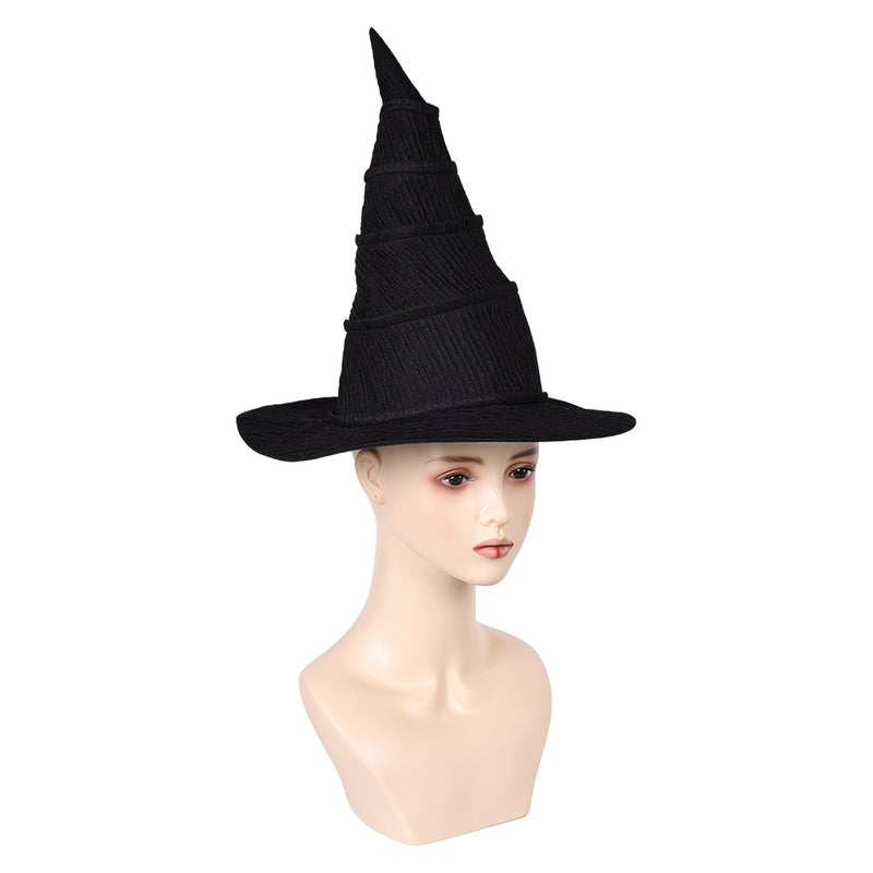 Wicked 2024 Movie Elphaba Cosplay Witch Hat Halloween Carnival Costume Accessories