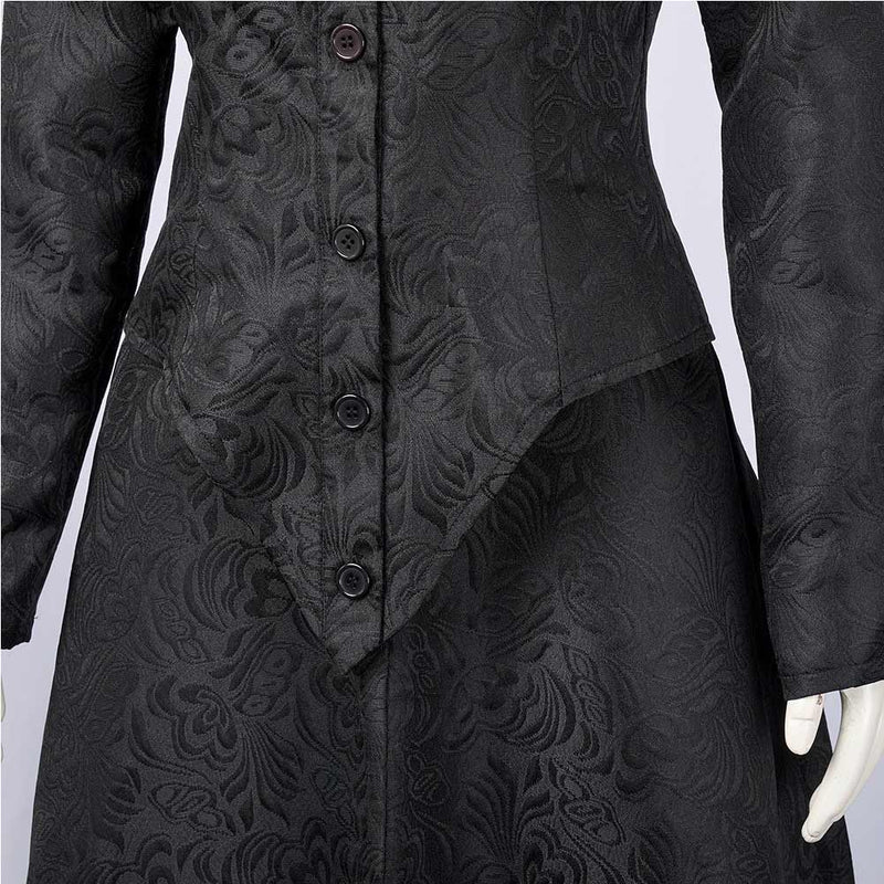 Wicked 2024 Movie Elphaba Thropp Women Black Dress Party Carnival Halloween Cosplay Costume