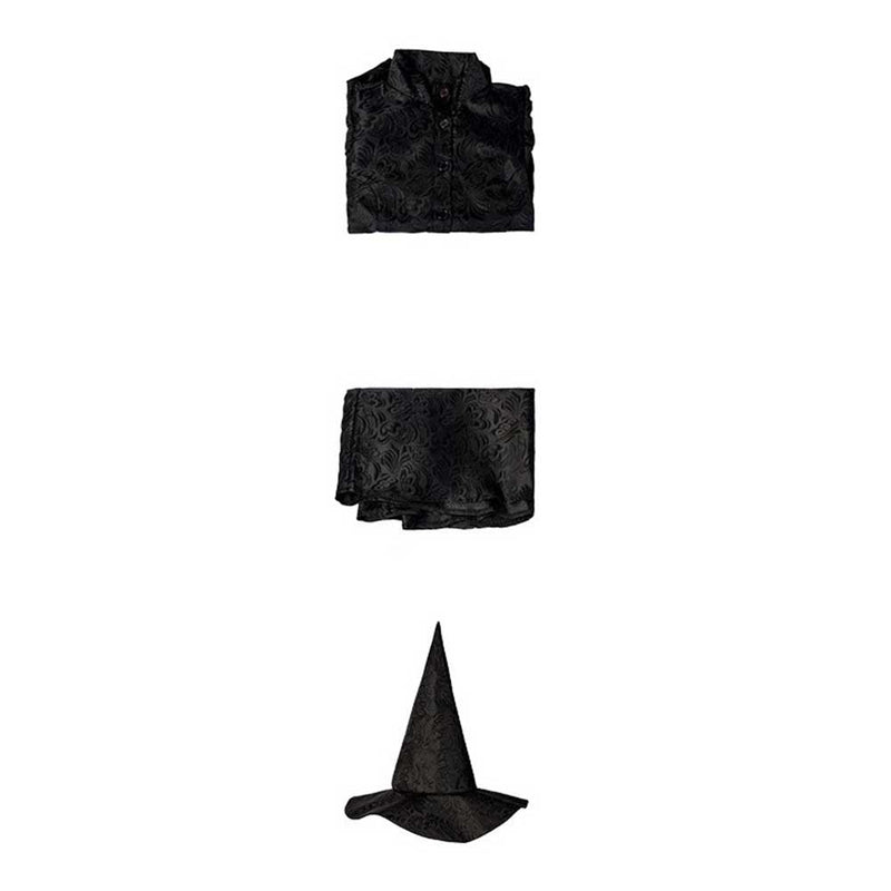 Wicked 2024 Movie Elphaba Thropp Women Black Dress Party Carnival Halloween Cosplay Costume